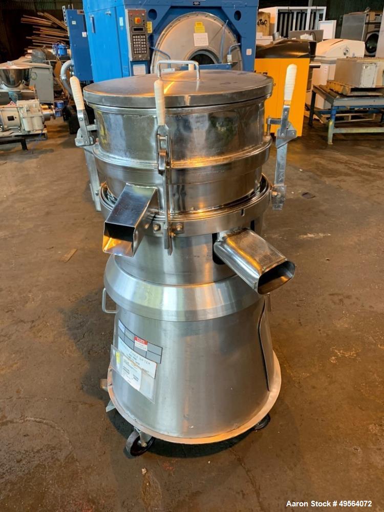 Used Russel Finex Stainless Steel Sifter, Model 16300.