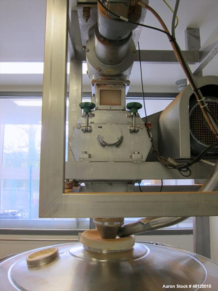 Used Russell Sifter, Model 17480, 48" (1230 mm) dia. stainless steel on product contact parts. 2 deck with 7.4" (190 mm) dia. product outlets, incl. top cover with 9.8" (250 mm) dia. product inlet. S...