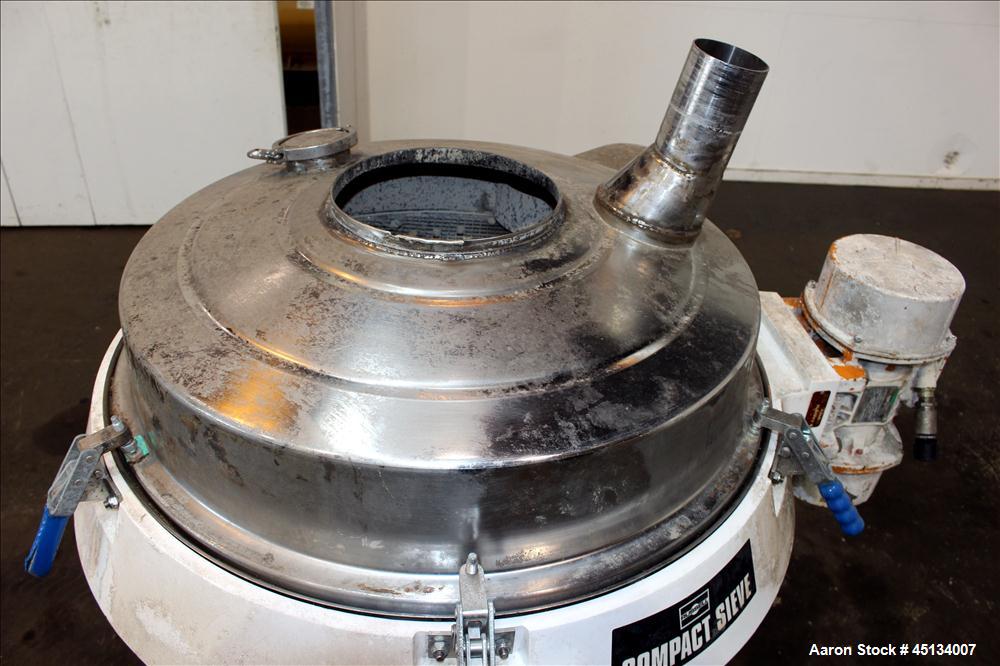 Used Russell Finex Scalper Compact Sieve, Type CD18-3190