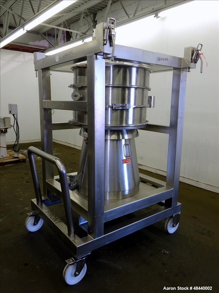 Used Russel Finex Screener, Model 26070LDA-ES, 24" Diameter, 316 Stainless Stee