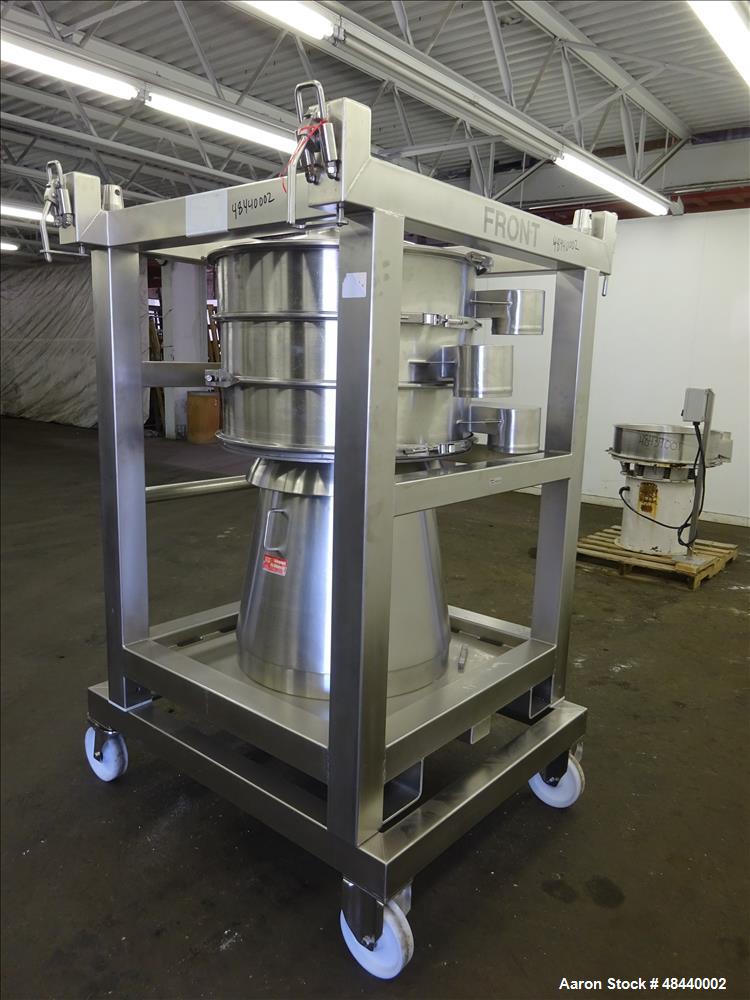 Used Russel Finex Screener, Model 26070LDA-ES, 24" Diameter, 316 Stainless Stee