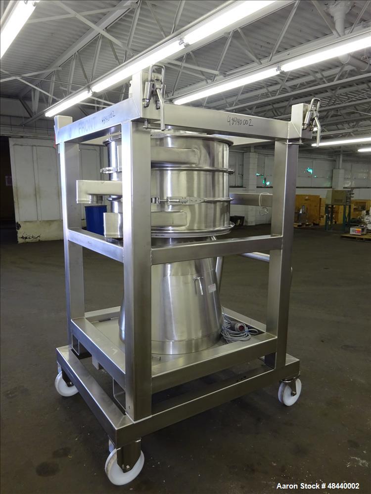Used Russel Finex Screener, Model 26070LDA-ES, 24" Diameter, 316 Stainless Stee