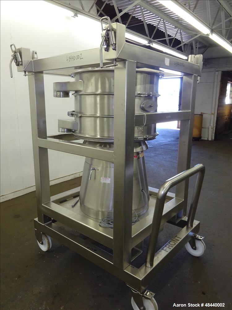 Used Russel Finex Screener, Model 26070LDA-ES, 24" Diameter, 316 Stainless Stee