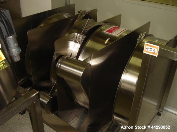 Used Russel Sieve, Model 26070, stainless steel construction including base, single deck with vibrasonic ultra sonic screens, serial #RAS121.