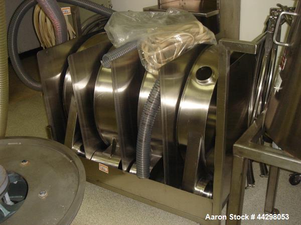 Used Russel Sieve, Model 26070, stainless steel construction including base, single deck with vibrasonic ultra sonic screens, serial #RAS133.