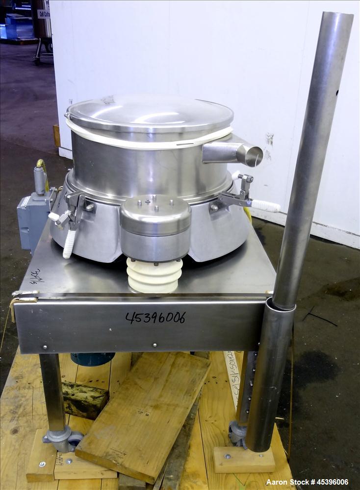 Used Stainless Steel Russell Finex Airswept Sieve, Model AS140