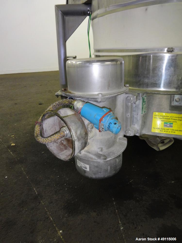 Used Russell Finex Compact Sieve, Model 17900, 304 Stainless Steel.