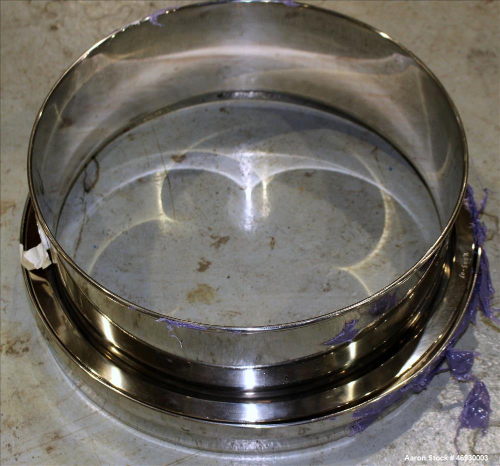 Used Sieve, 316 Stainless Steel.