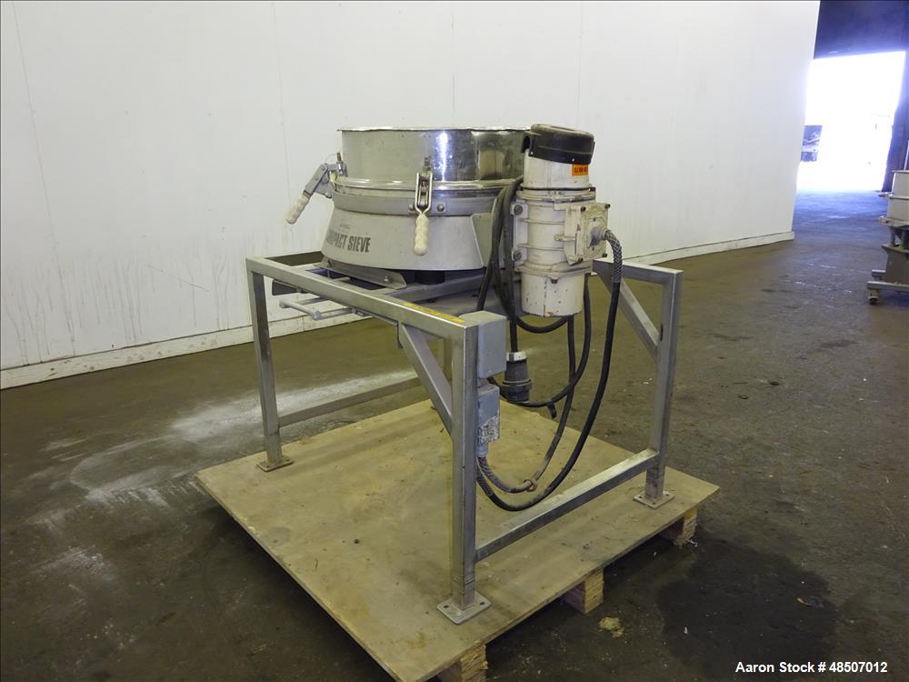 Used Russel Finex Sieve, 304  Stainless Steel, 20" Diameter