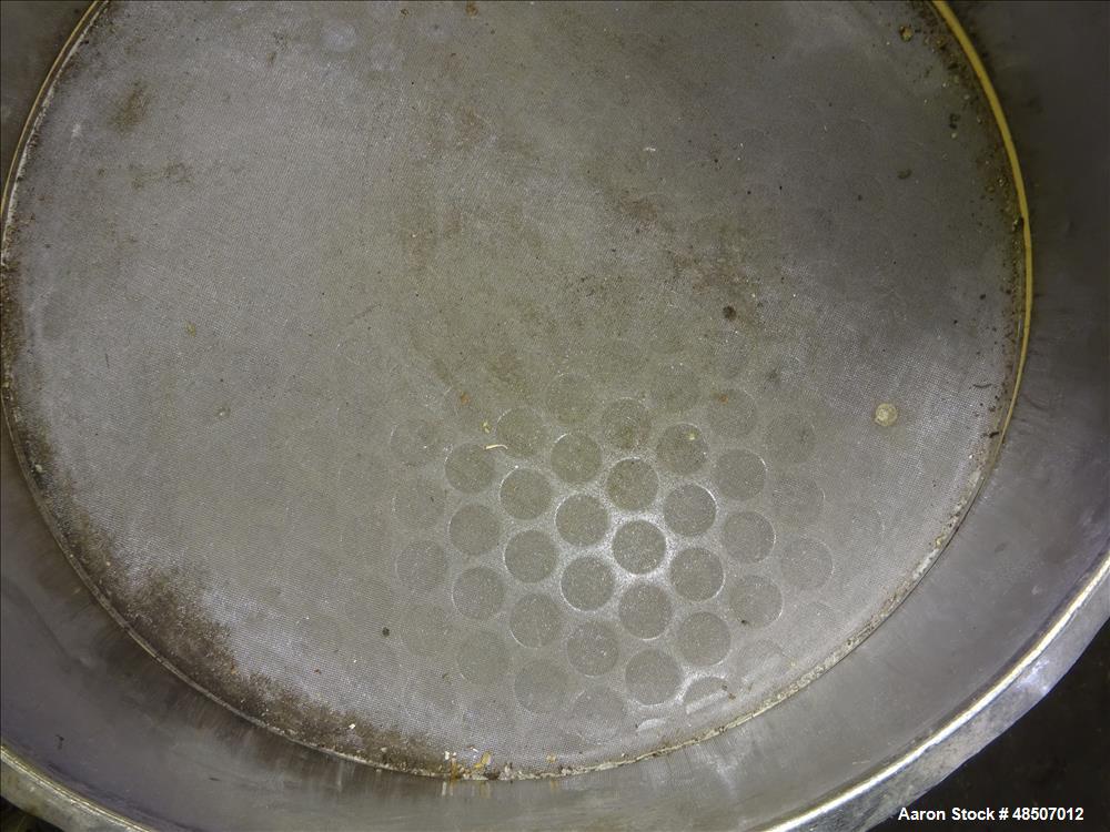 Used Russel Finex Sieve, 304  Stainless Steel, 20" Diameter