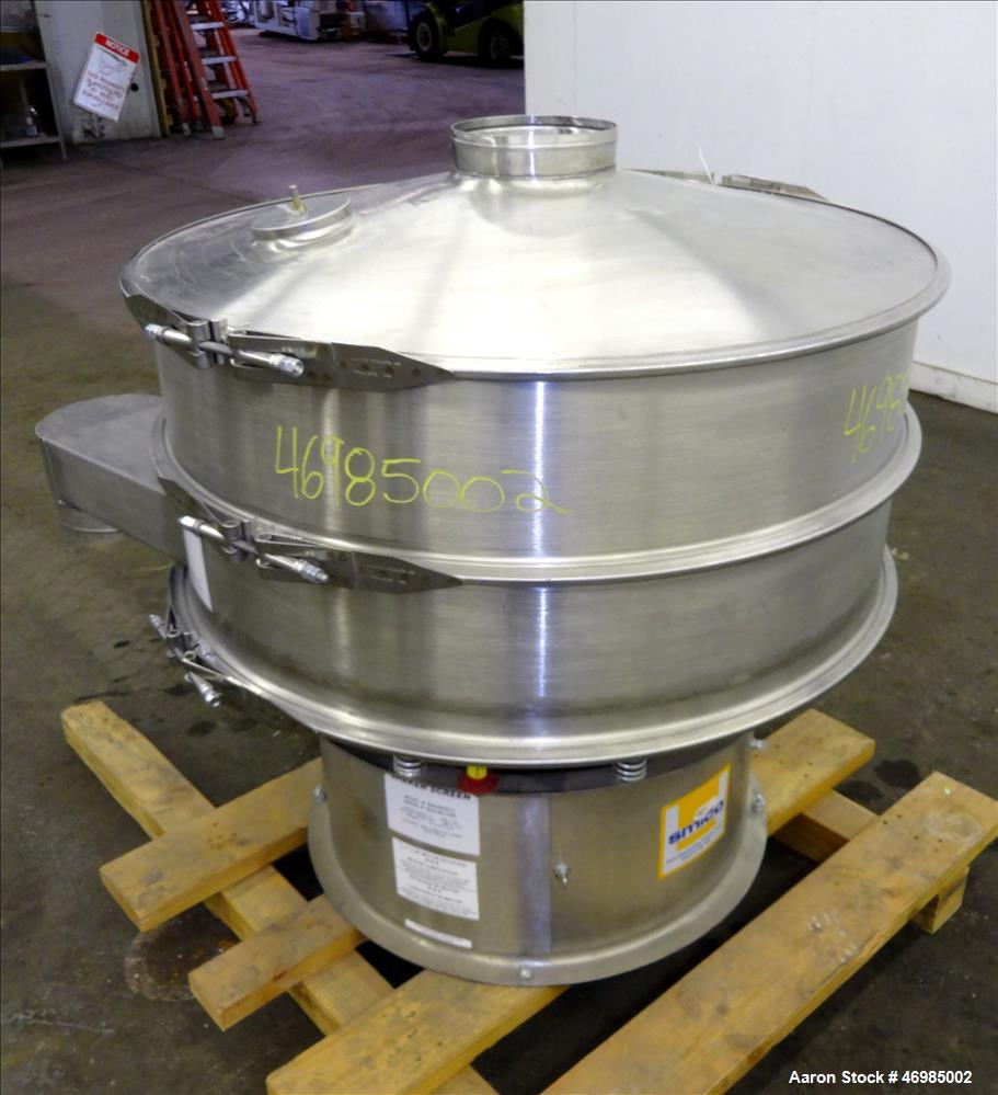 Used Simco Screener, Model SAA40HA13, 316 Stainless Steel.