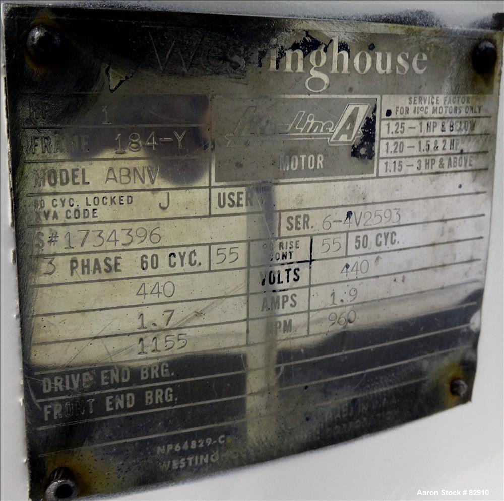 Used Carbon Steel Southwestern Engineering Screener, Model D9357-3-A/C