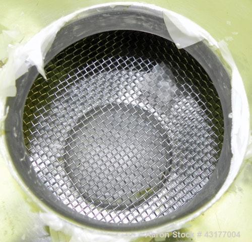 Used Sprout Waldron Pedestal Sifter, Model PS17, 304 Stainless Steel. Single deck, 2 separation. 1.4 Square feet gross screening area. Capacity approximately 1500 to 1700 pounds per hour depending on...