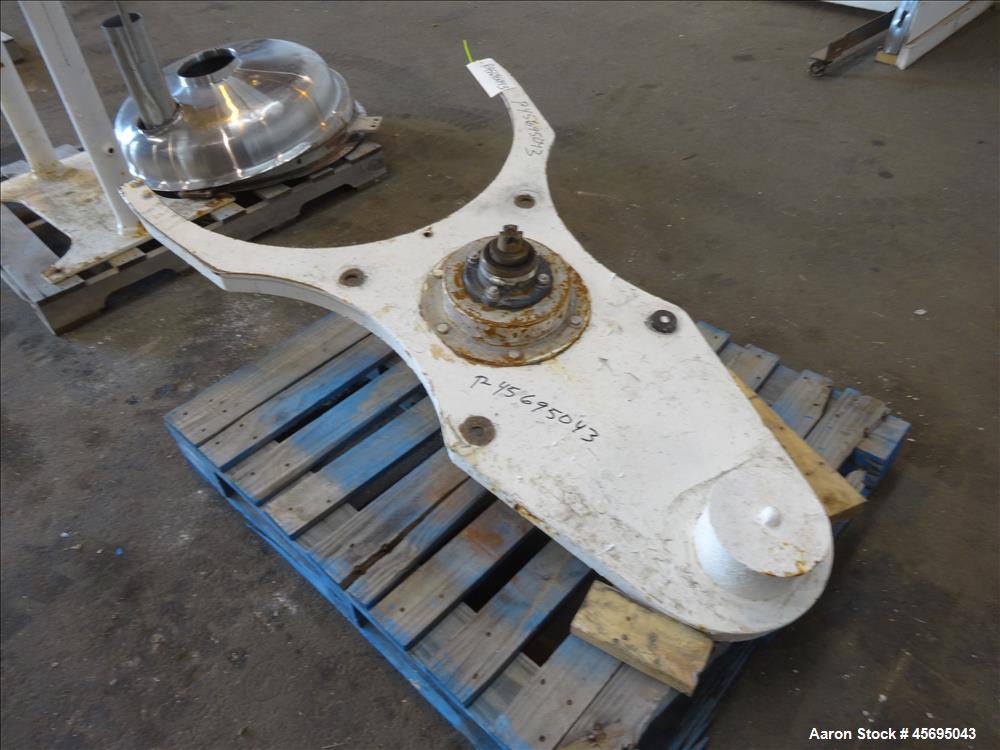 Used Sprout Waldron Pedestal Sifter, Model PS34, Stainless Steel. Approximate 32" diameter single deck, 2 separation. 5 Square feet gross screening area. Capacity approximately 8000 to 16000 pounds p...