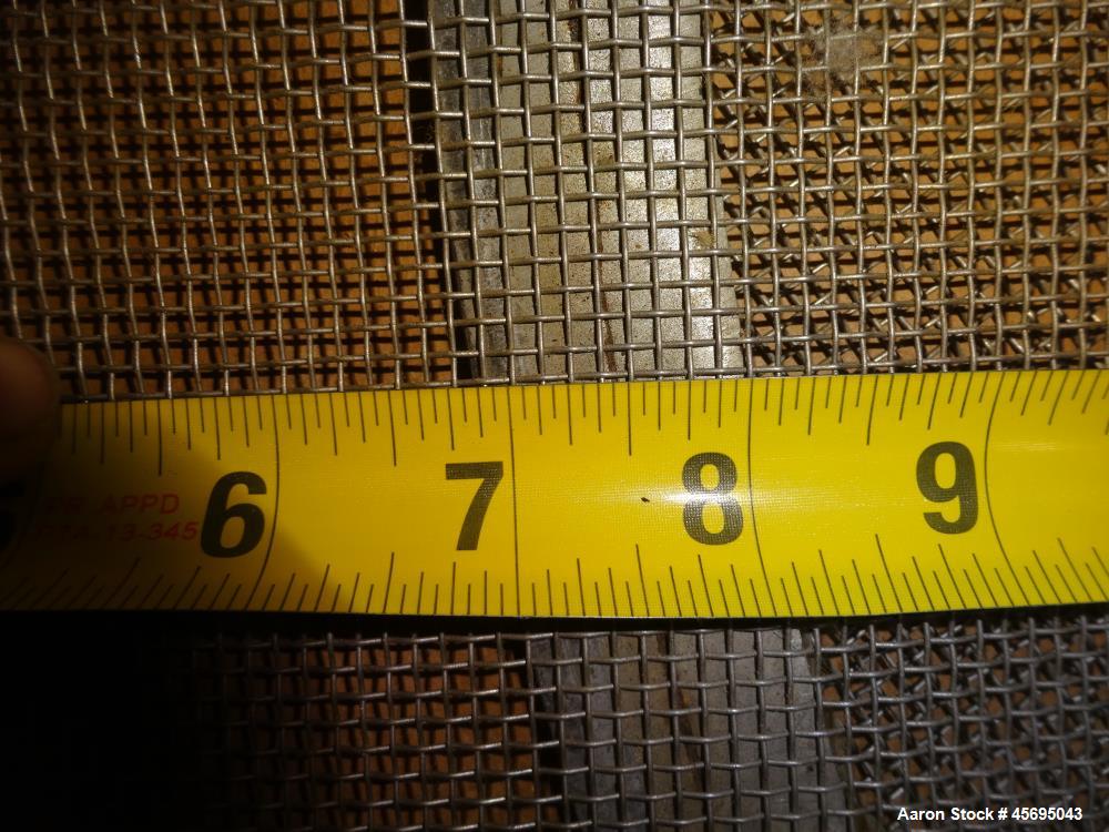 Used Sprout Waldron Pedestal Sifter, Model PS34, Stainless Steel. Approximate 32" diameter single deck, 2 separation. 5 Square feet gross screening area. Capacity approximately 8000 to 16000 pounds p...