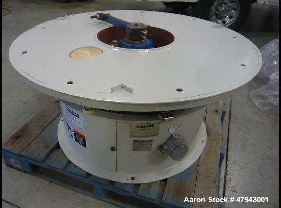Used Macon (Sweco)3 Tier Sifter/Separator. 48" Screen. Motion generator hp 2.5, PH 3, frame 132S, duty S1, volts 480, H2 60, amps 3.2, rpm 1145. Includes 5 screens: (2) 165, (2) 230, (1) 400, (2) set...