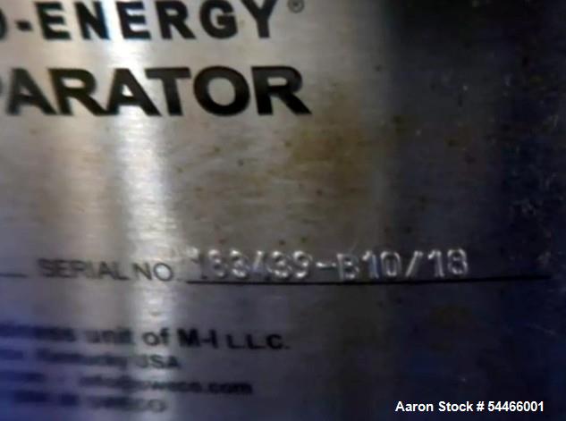 Used Sweco Screen, 30", Single Deck, Stainles steel.