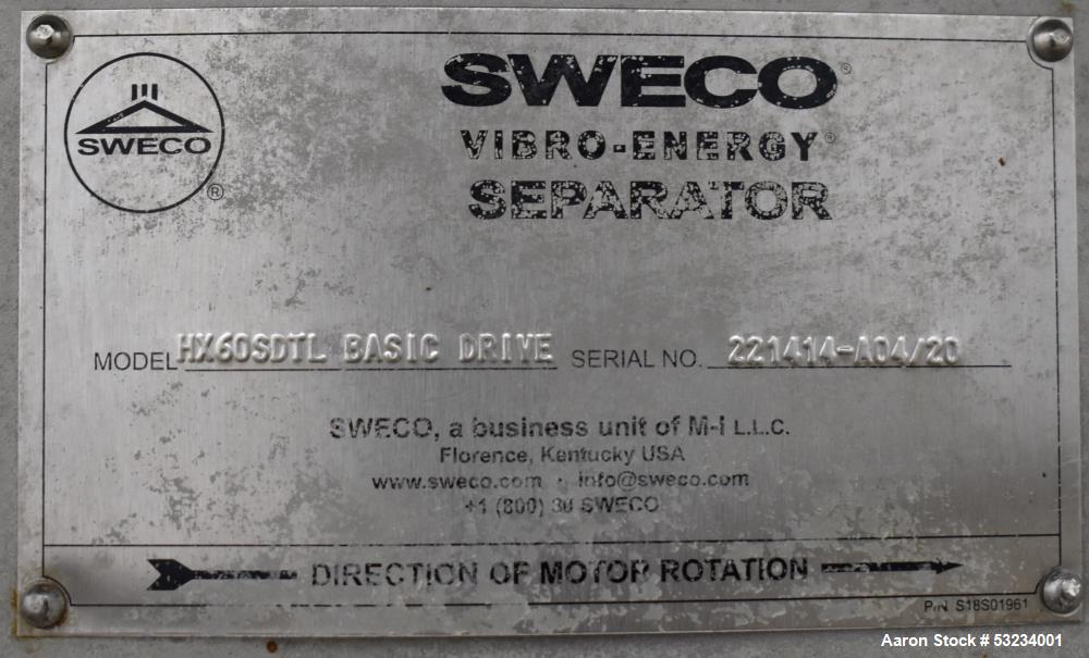 Sweco 60" Diameter Screener