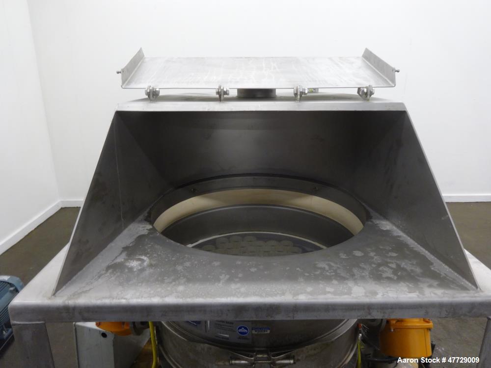 Used Sweco Low Profile Screener, Model LP30S64UE, 304 Stainless Steel.