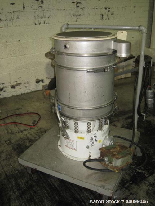 Used Sweco Screener, Model LS18, Stainless Steel. Three deck. 0.25hp, 3/220 volt motor. Serial#LS18-967-7.