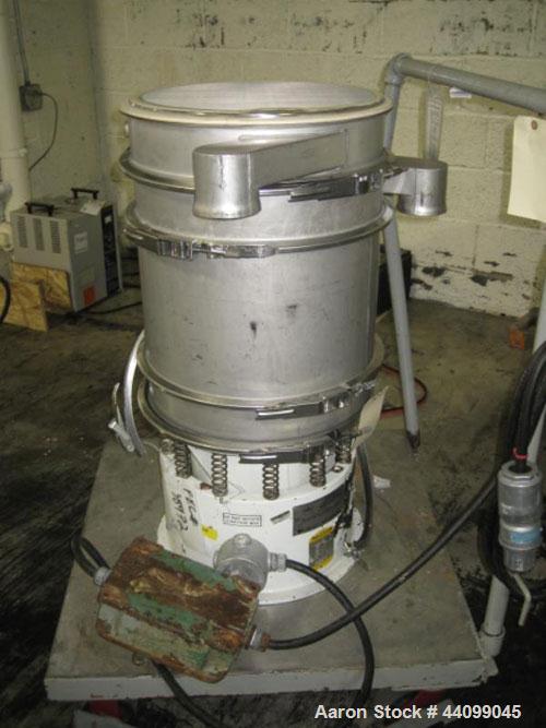 Used Sweco Screener, Model LS18, Stainless Steel. Three deck. 0.25hp, 3/220 volt motor. Serial#LS18-967-7.