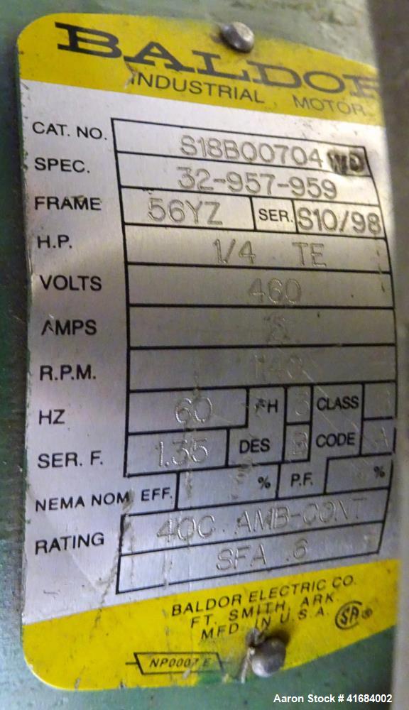 Used Sweco Screener, Model LS18S333, 18" Diameter, 304 Stainless Steel.