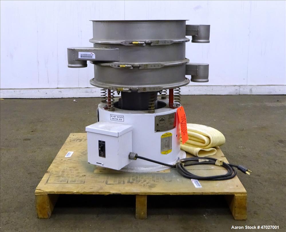 Used Sweco Screener, Model LS18S333, 304 Stainless Steel