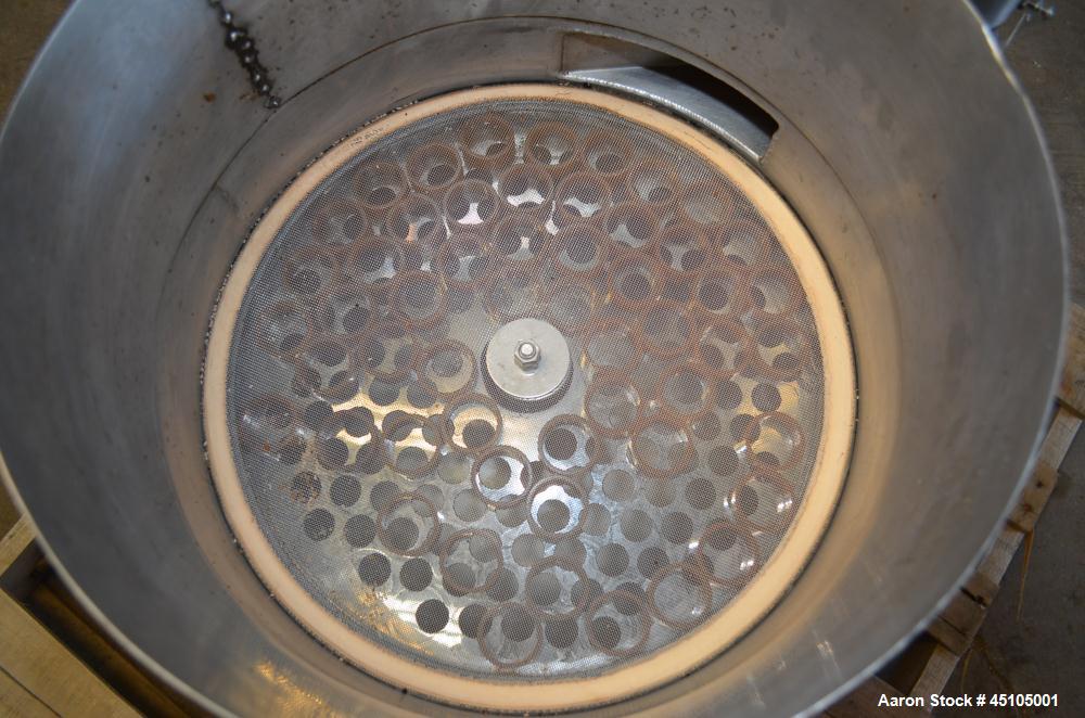 Used Stainless Steel Sweco Screener, 18” Diameter, Model LS18S53