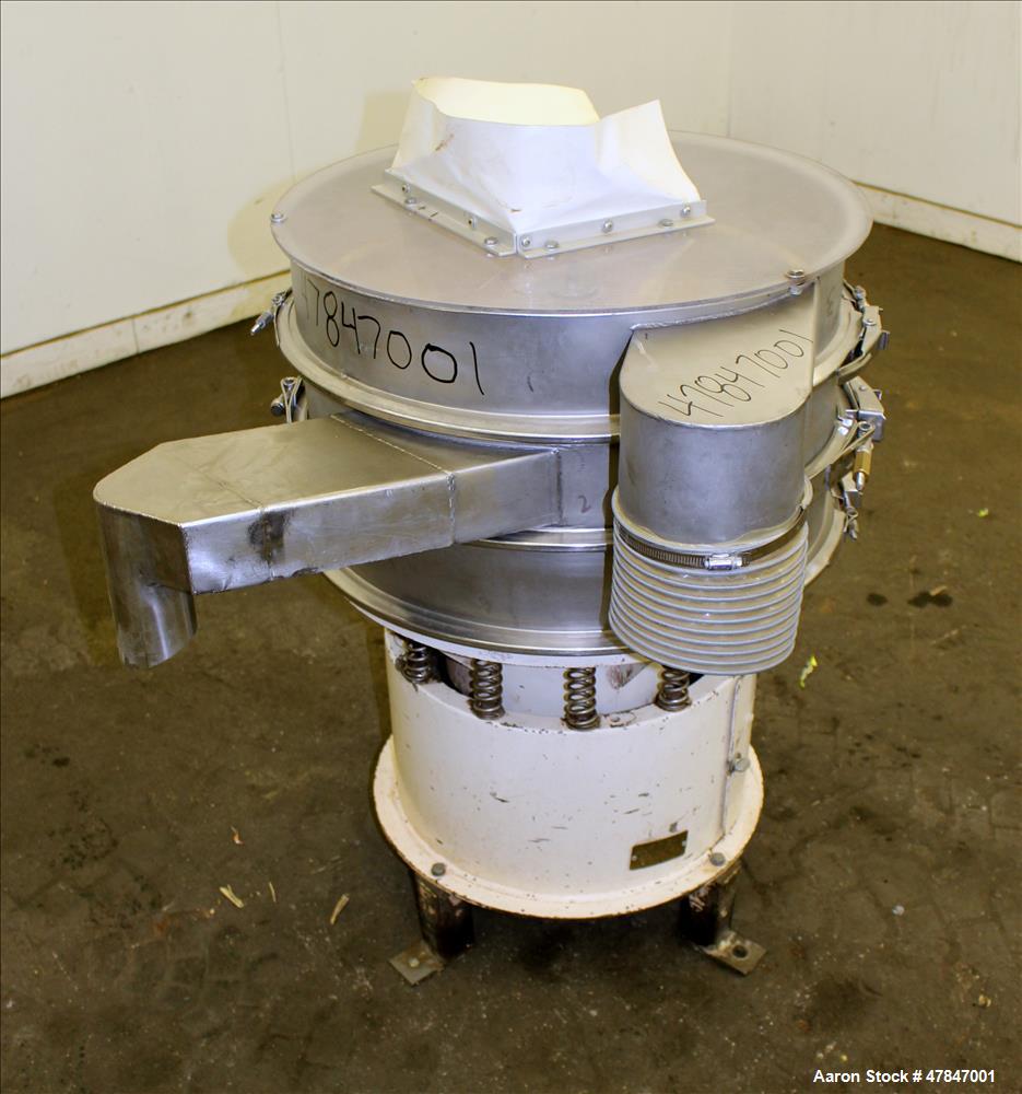 Used Sweco Screener, Model LS24S444-3-002, 304 Stainless Steel.