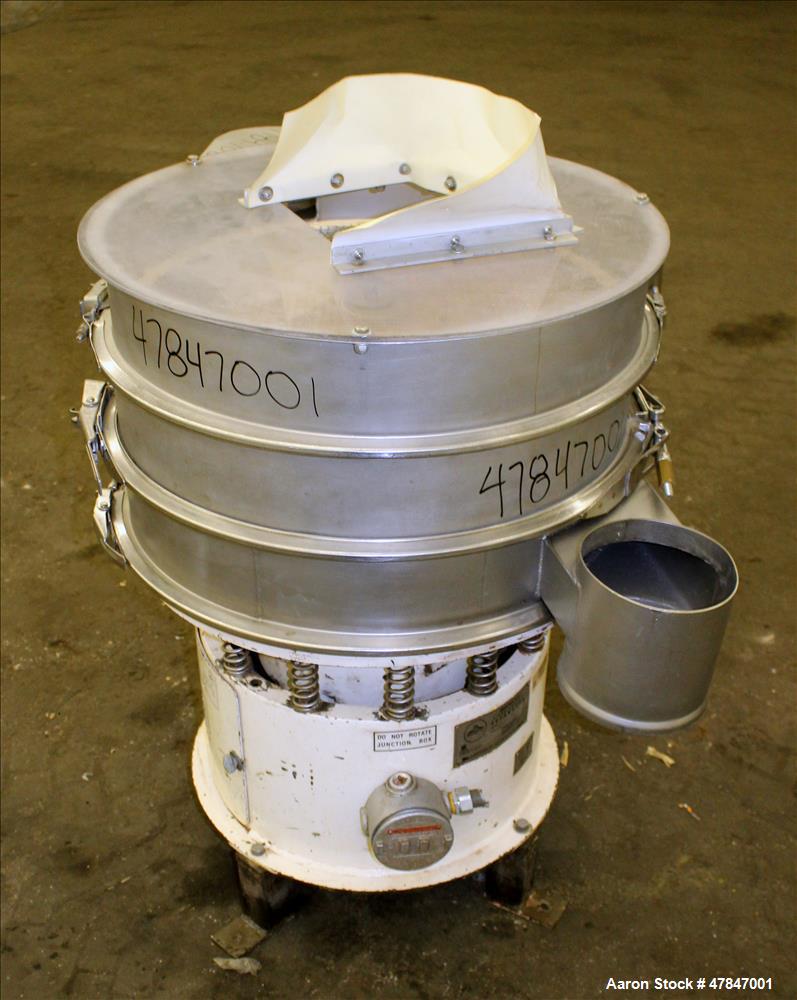 Used Sweco Screener, Model LS24S444-3-002, 304 Stainless Steel.