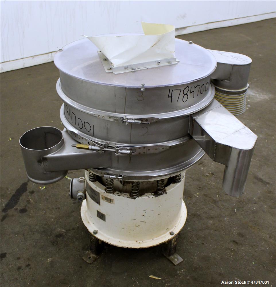 Used Sweco Screener, Model LS24S444-3-002, 304 Stainless Steel.