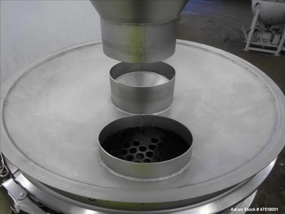 Used Sweco Screener Sieve, Model LS24S44, 304 stainless steel, 24" diameter,