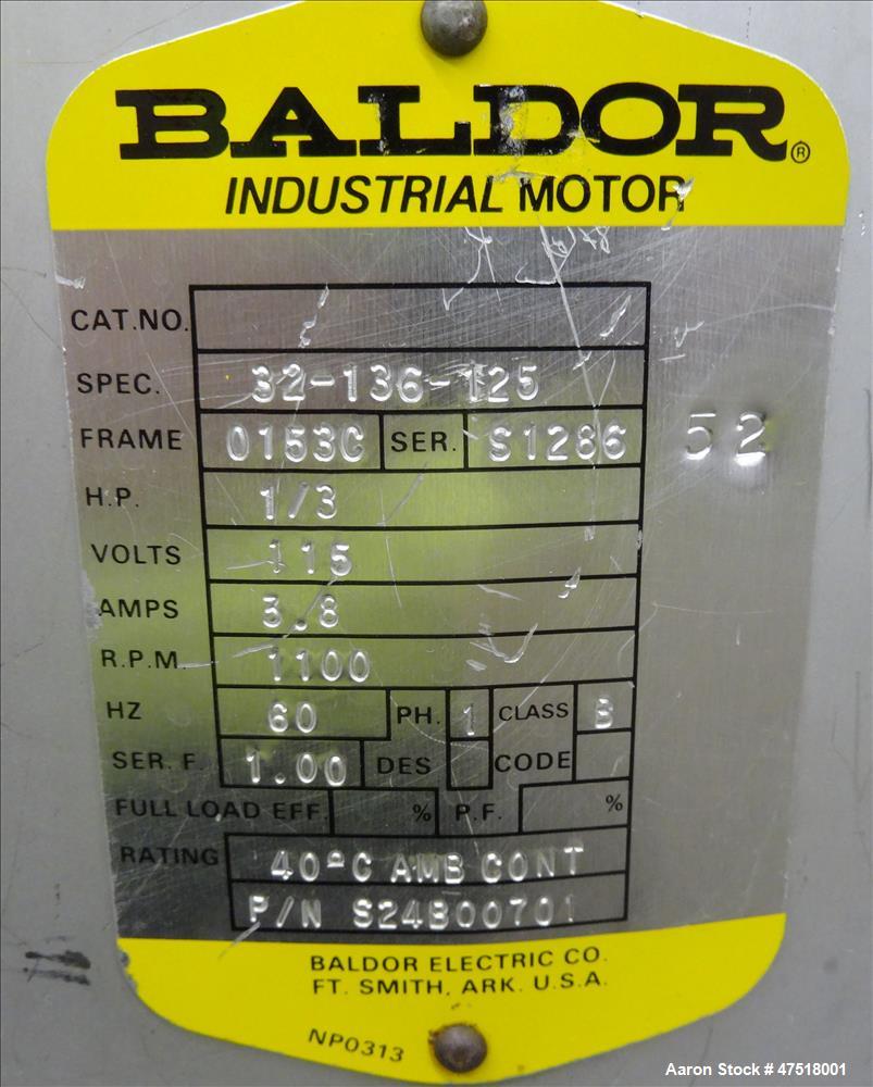 Used Sweco Screener Sieve, Model LS24S44, 304 stainless steel, 24" diameter,