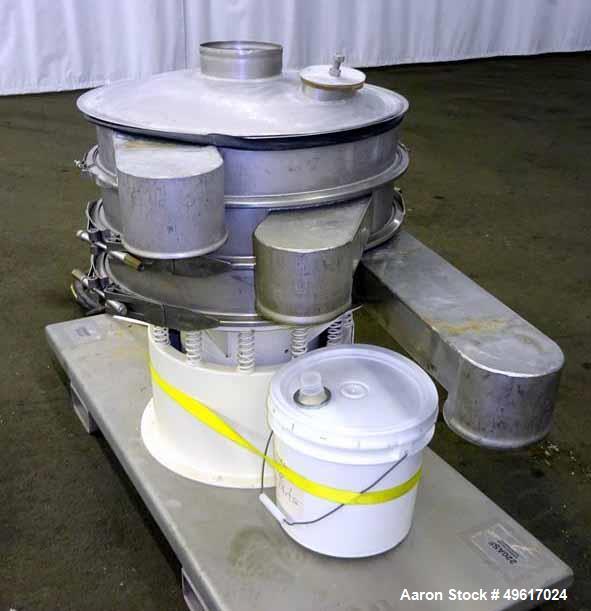 Used Sweco Screener, Model LS4S44, 304 Stainless Steel, 24" Diameter