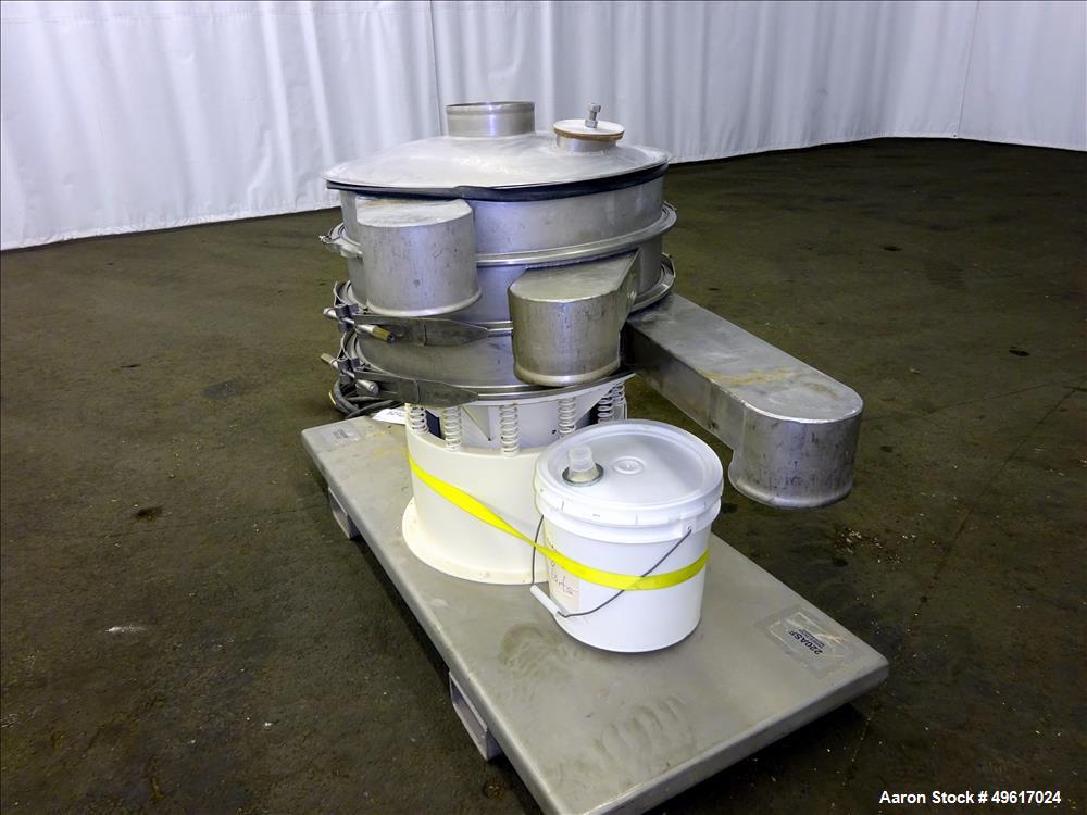 Used Sweco Screener, Model LS4S44, 304 Stainless Steel, 24" Diameter