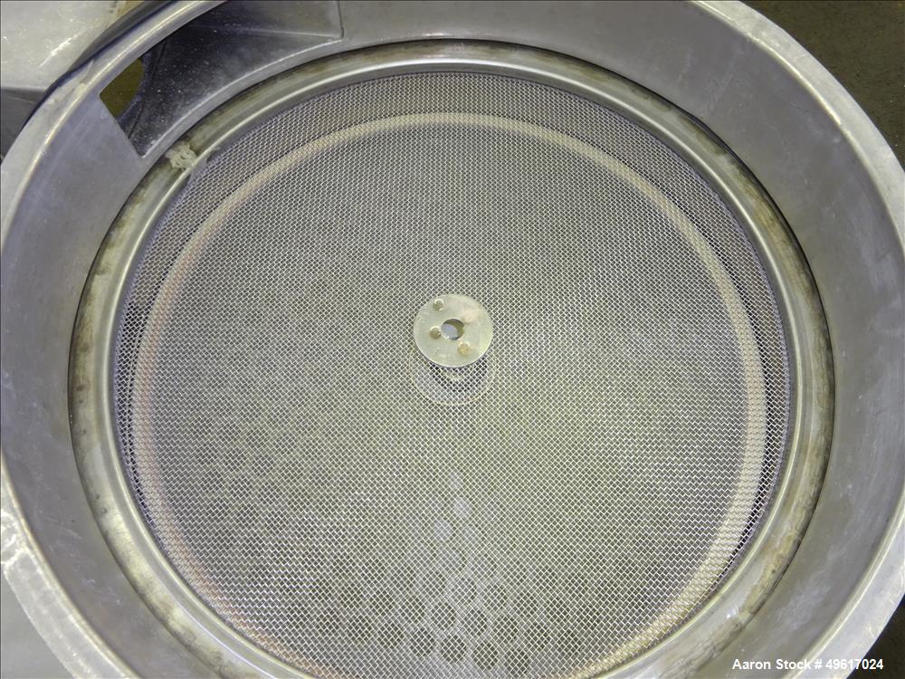 Used Sweco Screener, Model LS4S44, 304 Stainless Steel, 24" Diameter