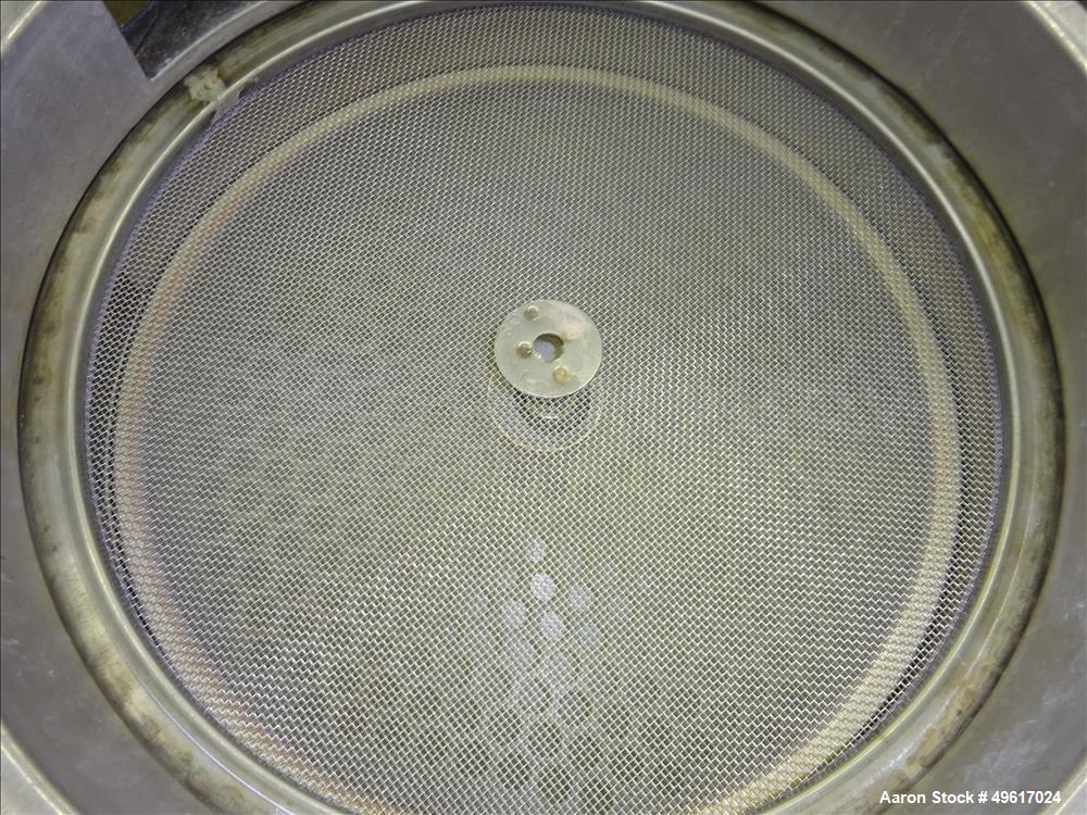 Used Sweco Screener, Model LS4S44, 304 Stainless Steel, 24" Diameter