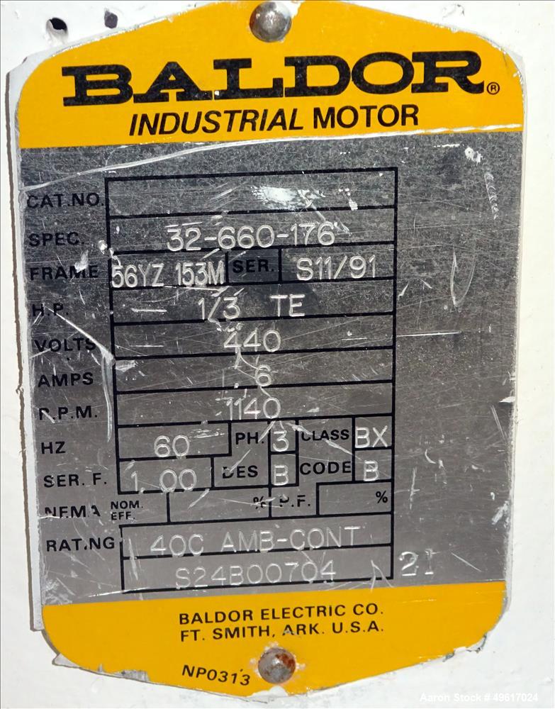 Used Sweco Screener, Model LS4S44, 304 Stainless Steel, 24" Diameter