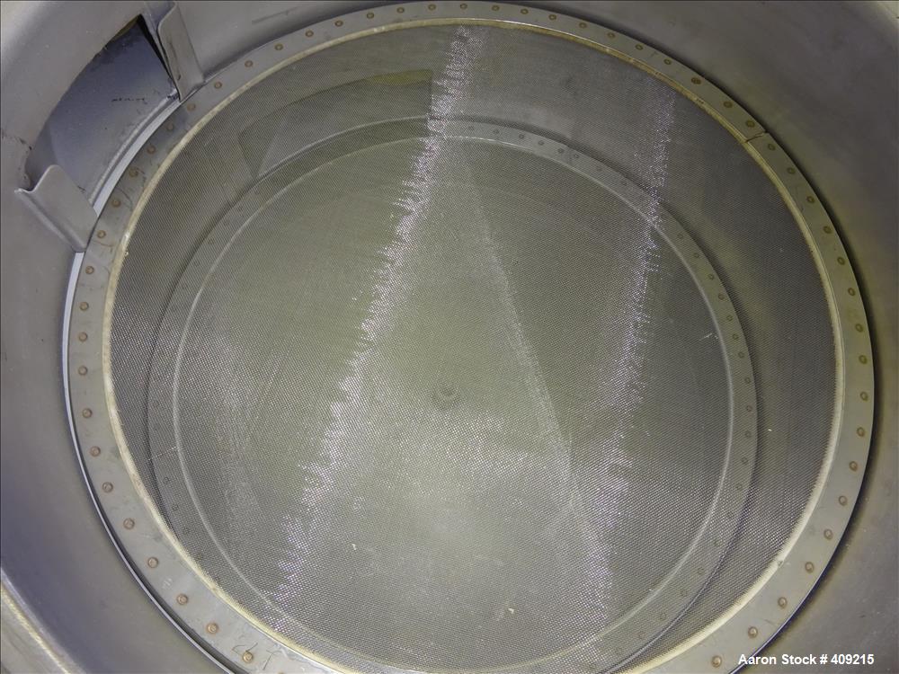 Used Sweco Screener, Model LS24Y, 304 Stainless Steel. 24" Diameter, double dec