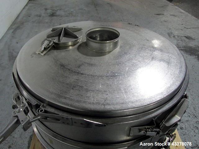 Used Sweco 30" Screen, Model LS30S666. Stainless steel construction including base, single deck with cover, on base with 0.5hp, 440 volt motor, serial# LS30-184-6.