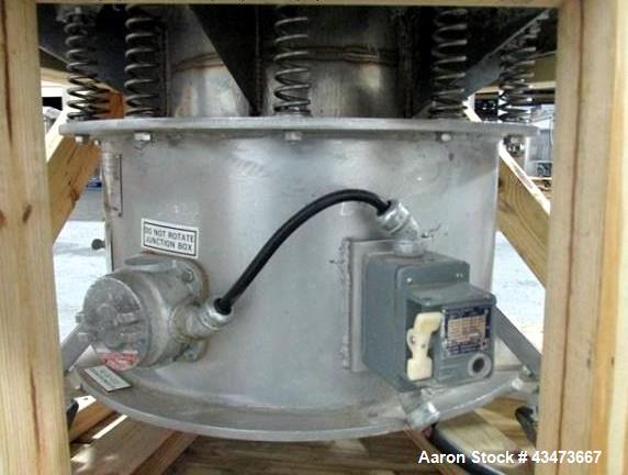 Used 30" Sweco screen, model LS30S666, stainless steel construction including base, 2 deck with cover, on base with .5 hp, 440 volt motor, serial# LS30-184-3.