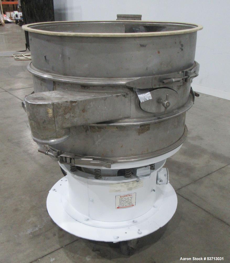 Sweco LS30S 30 Inch Circular Vibratory Screener - Used Stainless Separator