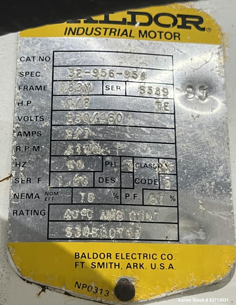 Sweco LS30S 30 Inch Circular Vibratory Screener - Used Stainless Separator