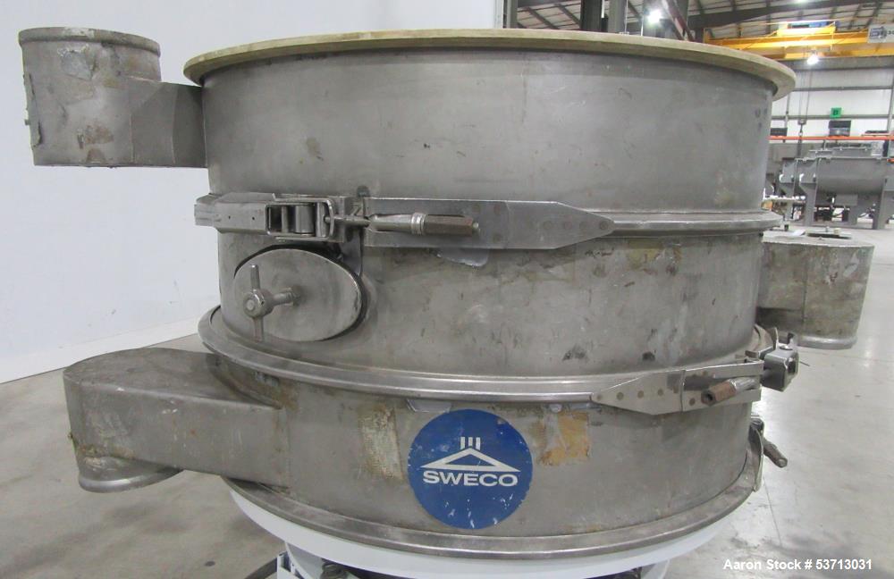 Sweco LS30S 30 Inch Circular Vibratory Screener - Used Stainless Separator