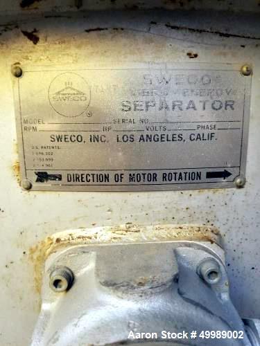 Used Sweco Model LS48066 Screener