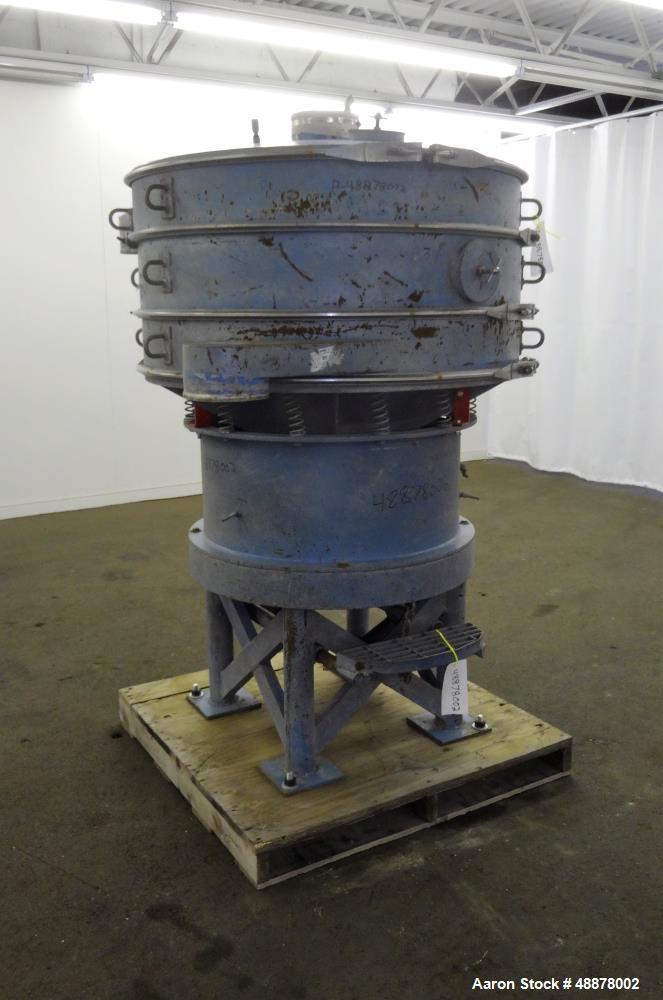 Used Sweco Screener, 48" Diameter, Model LS48C6886, Carbon Steel.