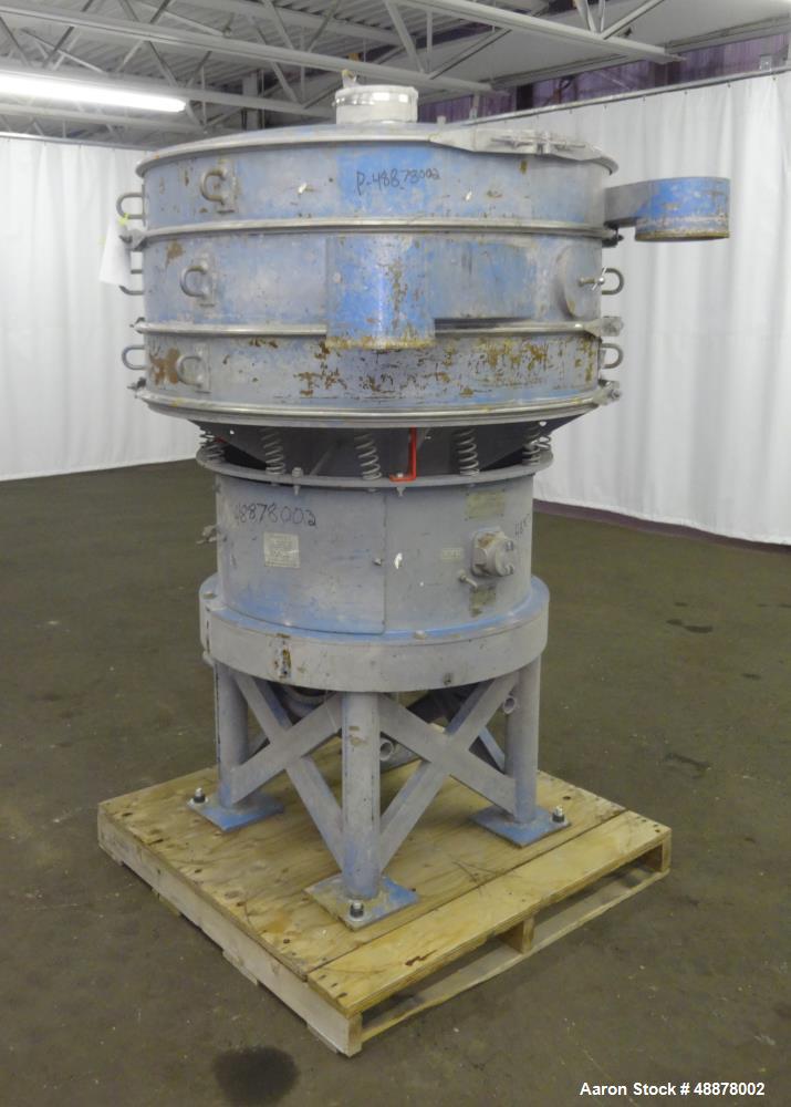 Used Sweco Screener, 48" Diameter, Model LS48C6886, Carbon Steel.