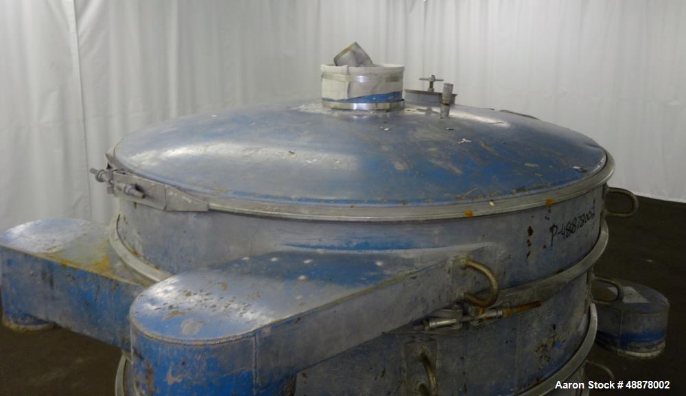 Used Sweco Screener, 48" Diameter, Model LS48C6886, Carbon Steel.