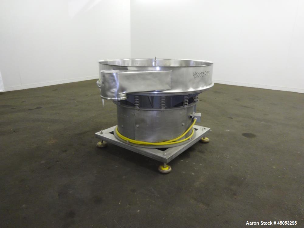 Used Sweco Screener, Model LS48S86, 316 Stainless Steel. 