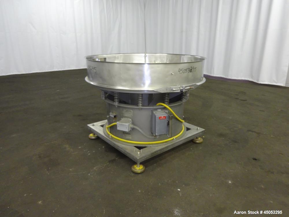 Used Sweco Screener, Model LS48S86, 316 Stainless Steel. 